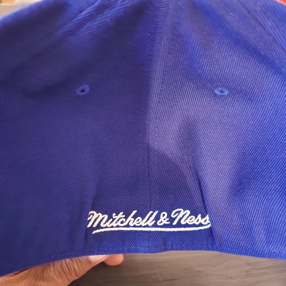 Mitchell & Ness 76ers Philadelphia Sixers Fitted Hat Size 7 3/8 - Picture 3 of 7